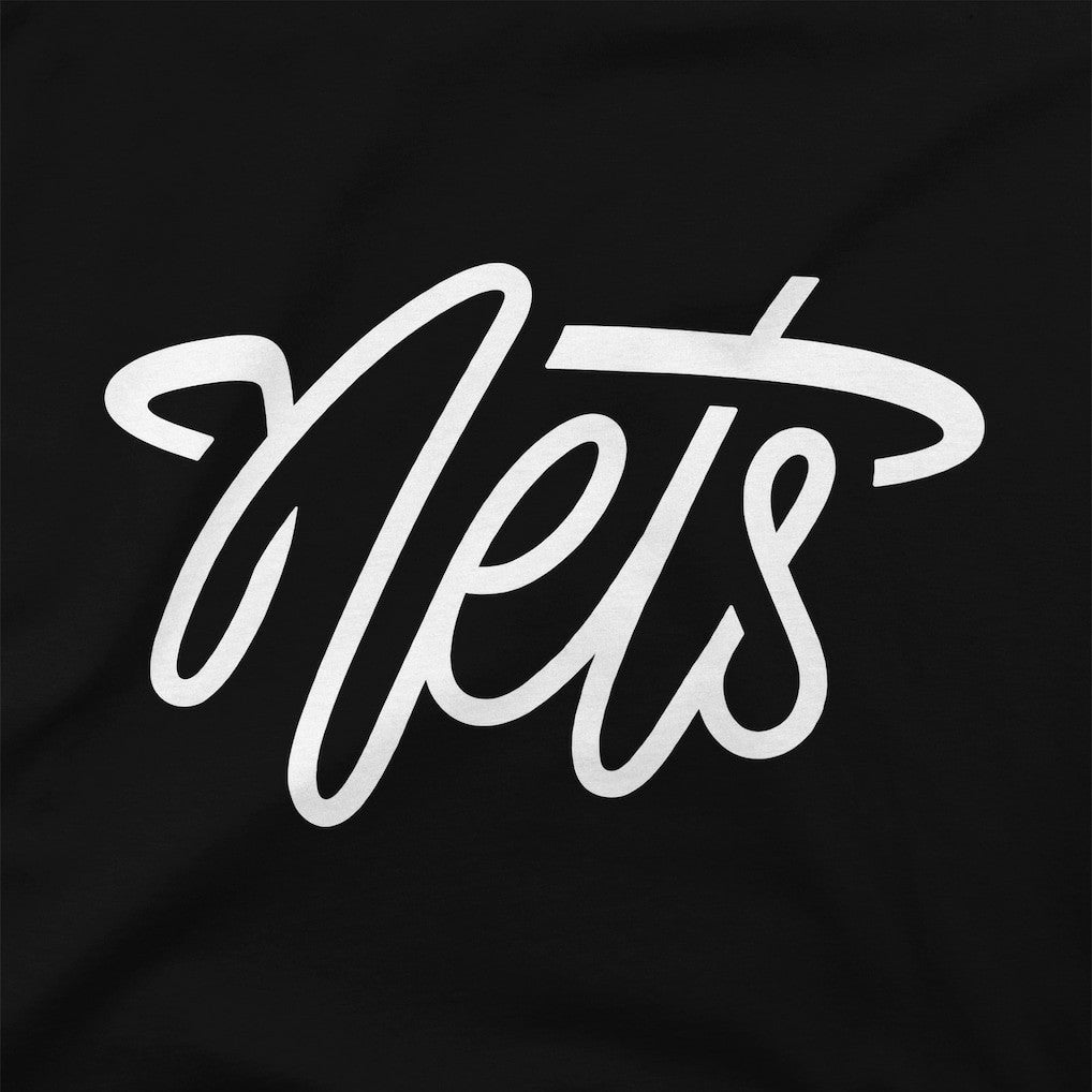 Brooklyn Nets Stadium Essentials Unisex Origins Script T-Shirt - Black discount