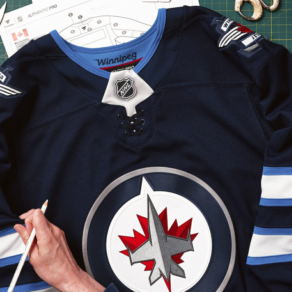 Winnipeg Jets Fanatics Home Authentic Pro Jersey - Navy Jerseys