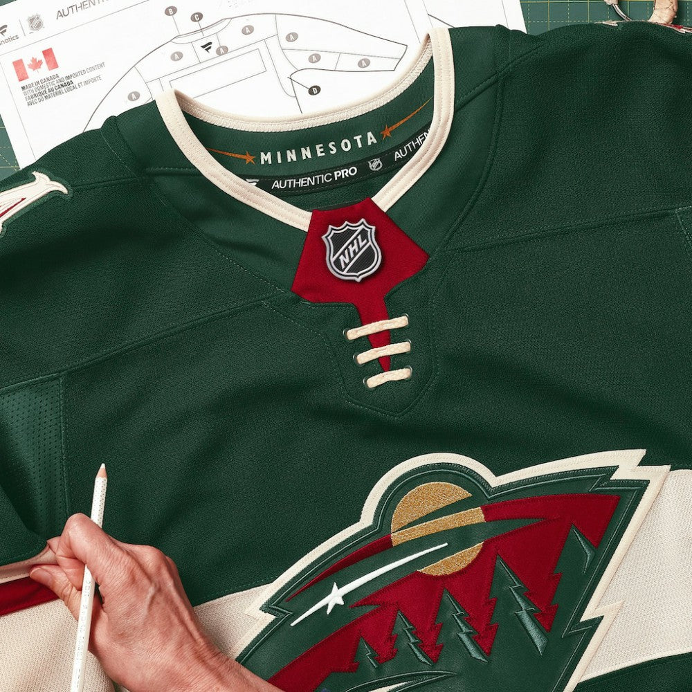 Minnesota Wild Fanatics Home Authentic Pro Jersey - Green Jerseys