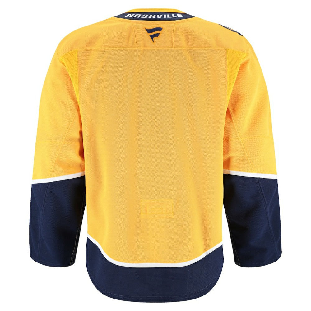 Nashville Predators Fanatics Home Authentic Pro Jersey - Yellow Jerseys