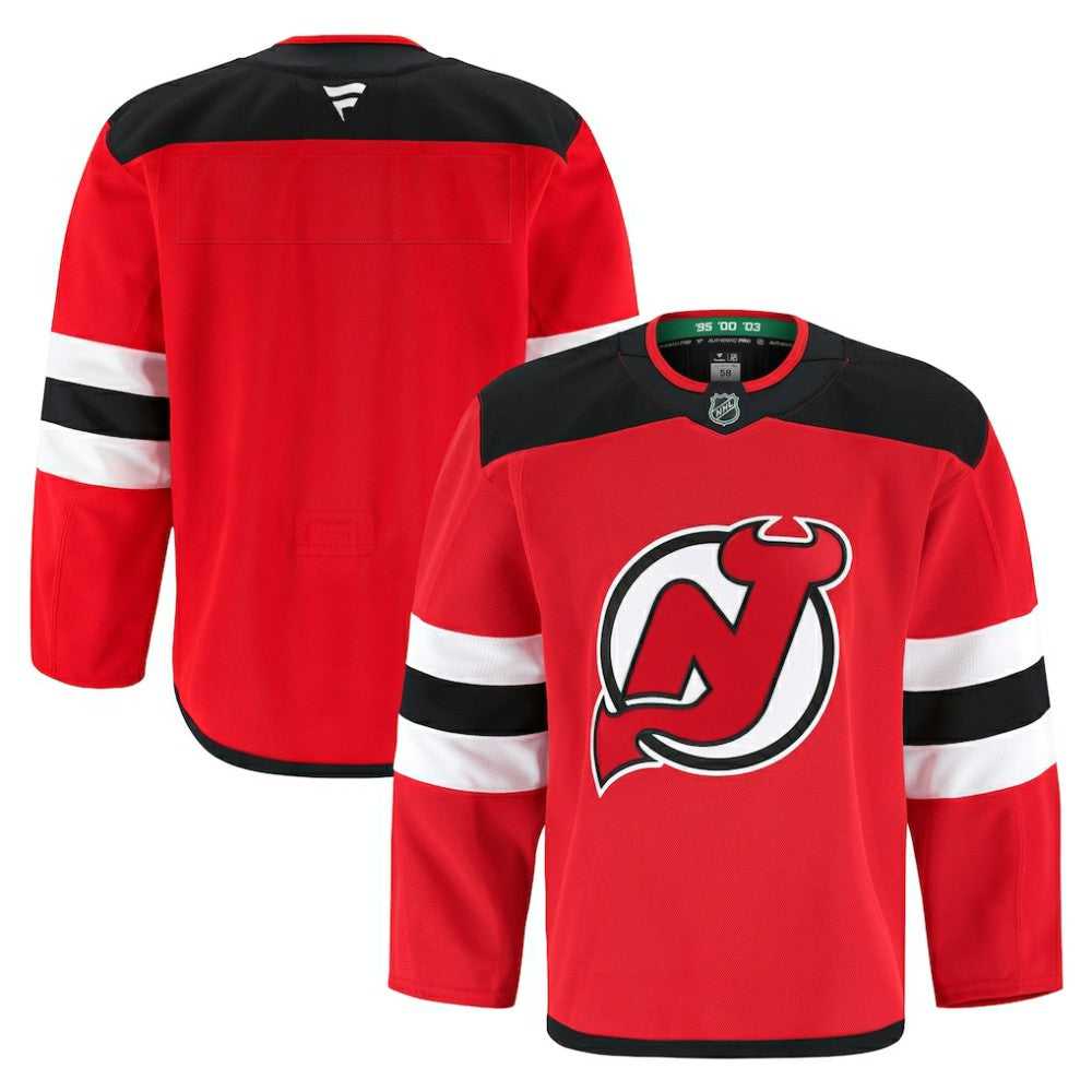New Jersey Devils Fanatics Home Authentic Pro Jersey - Red Jerseys