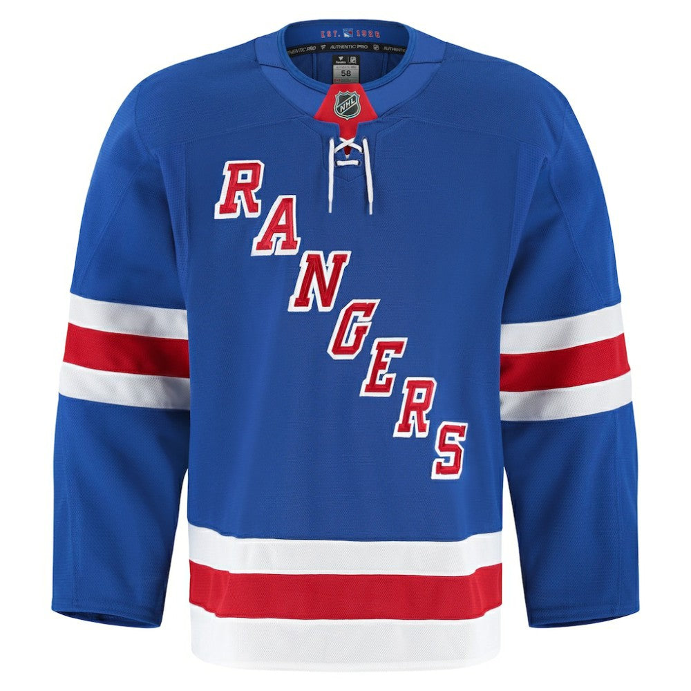 New York Rangers Fanatics Home Authentic Pro Jersey - Royal Jerseys