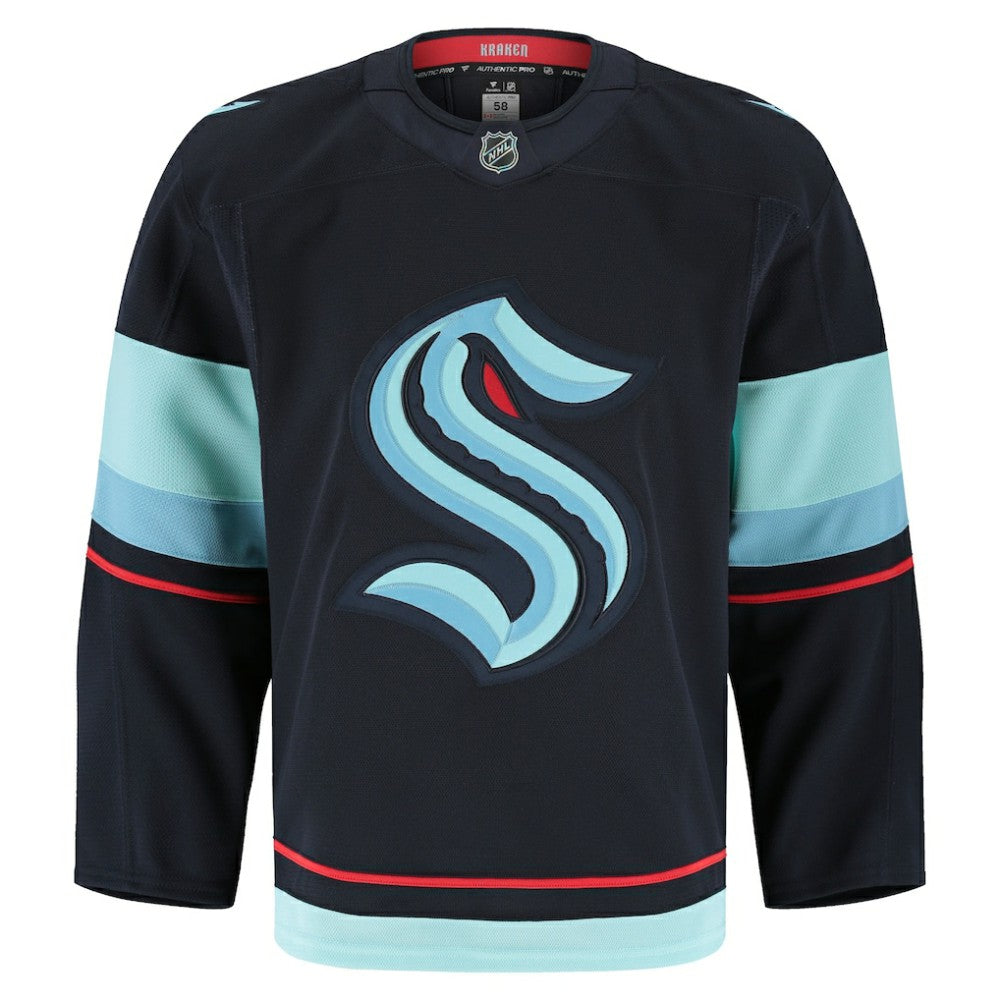 Seattle Kraken Fanatics Home Authentic Pro Jersey - Deep Sea Blue Jerseys