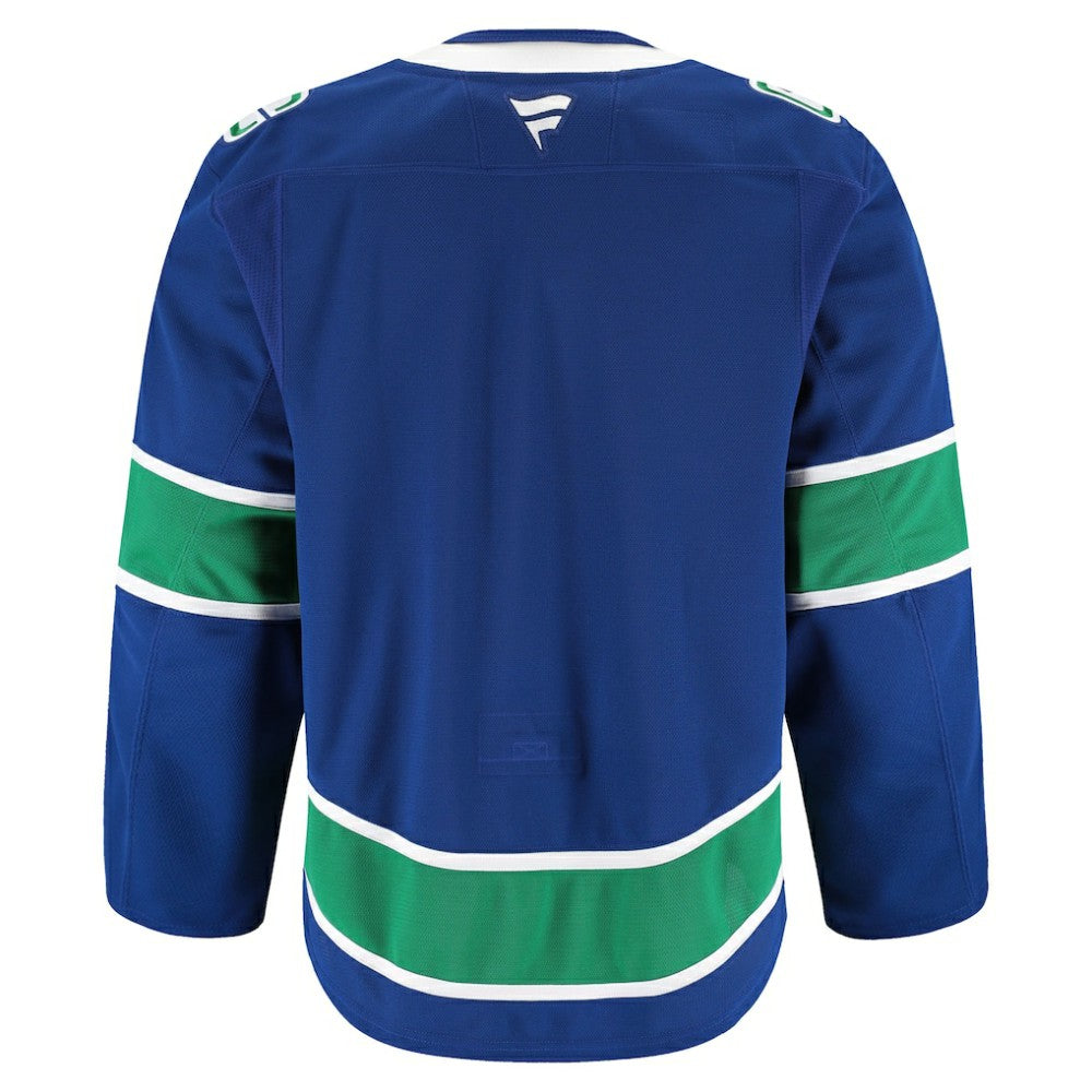 Vancouver Canucks Fanatics Home Authentic Pro Jersey - Blue Jerseys
