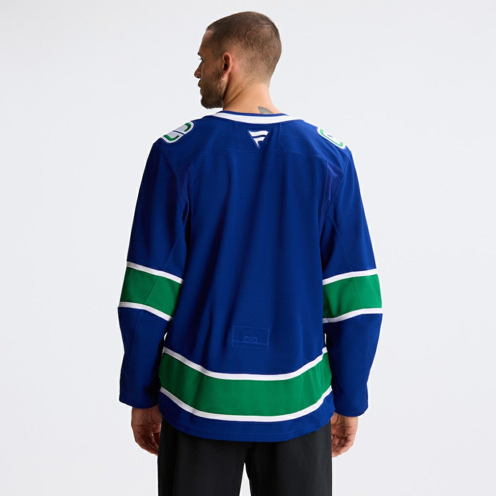 Vancouver Canucks Fanatics Home Authentic Pro Jersey - Blue Jerseys