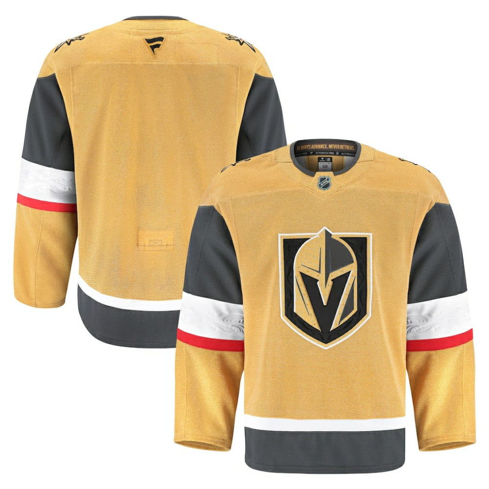 Vegas Golden Knights Fanatics Home Authentic Pro Jersey - Gold Jerseys