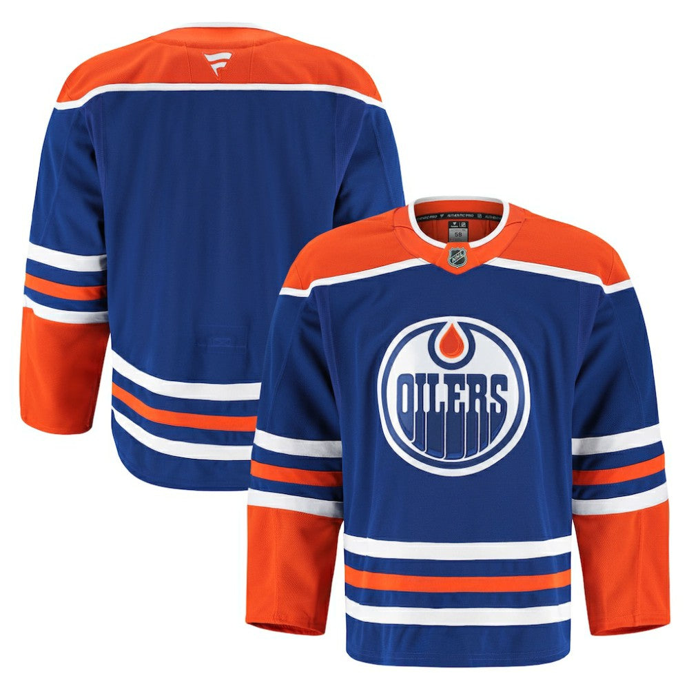 Edmonton Oilers Fanatics Home Authentic Pro Jersey - Royal Jerseys