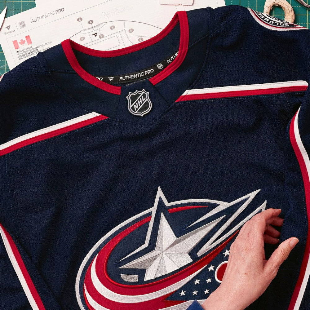 Columbus Blue Jackets Fanatics Home Authentic Pro Jersey - Navy Jerseys