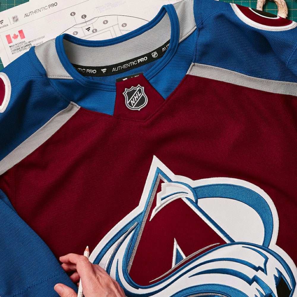 Colorado Avalanche Fanatics Home Authentic Pro Jersey - Burgundy Jerseys