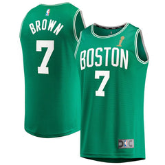Jaylen Brown Boston Celtics 2024 NBA Finals Champions Fast Break Replica Player Jersey - Kelly Green - Icon Edition discount