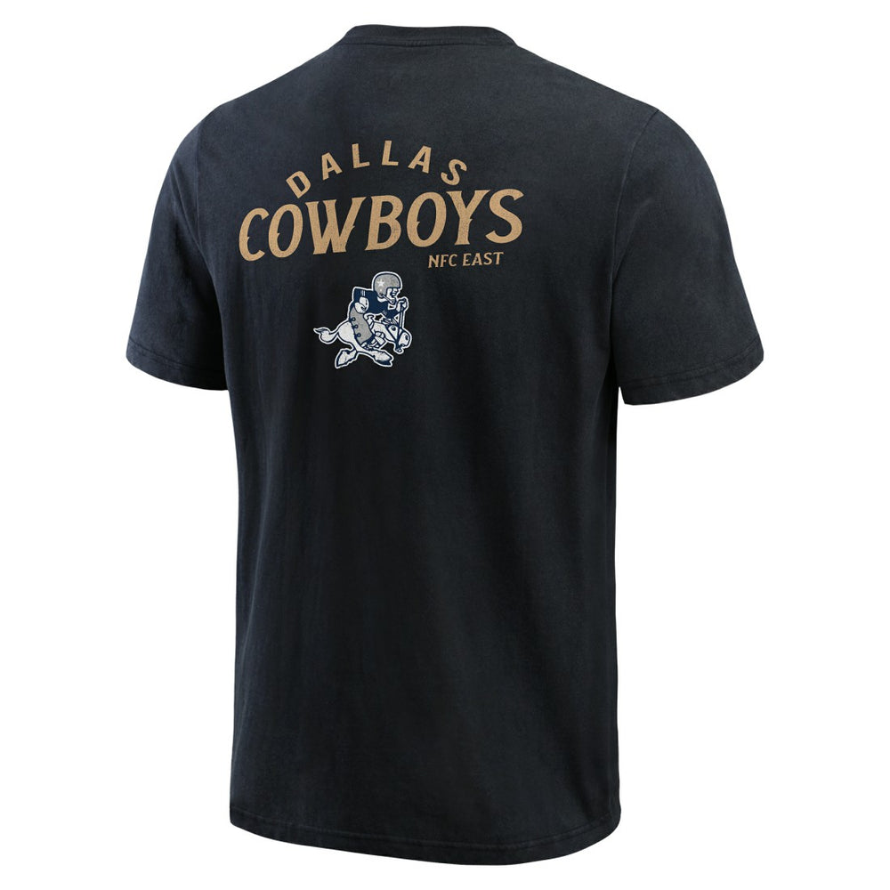 Dallas Cowboys Darius Rucker Collection Washed Henley T-Shirt - Black discount
