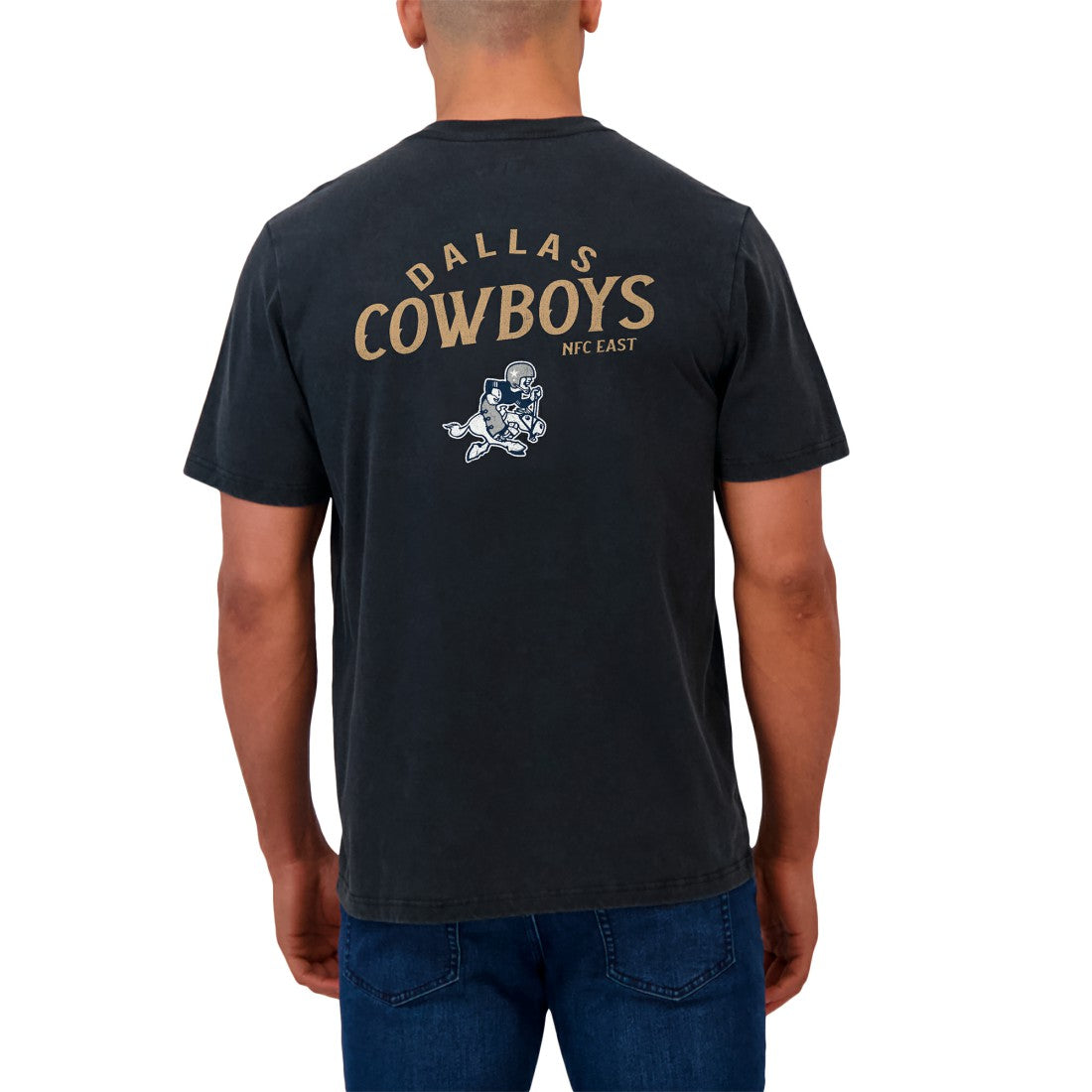 Dallas Cowboys Darius Rucker Collection Washed Henley T-Shirt - Black discount