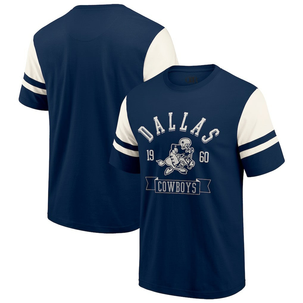 Dallas Cowboys Darius Rucker Collection Throwback T-Shirt - Navy outlet