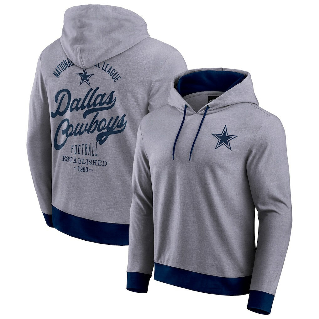 Dallas Cowboys Darius Rucker Collection Tonal Knit Pullover Hoodie - Navy on sale
