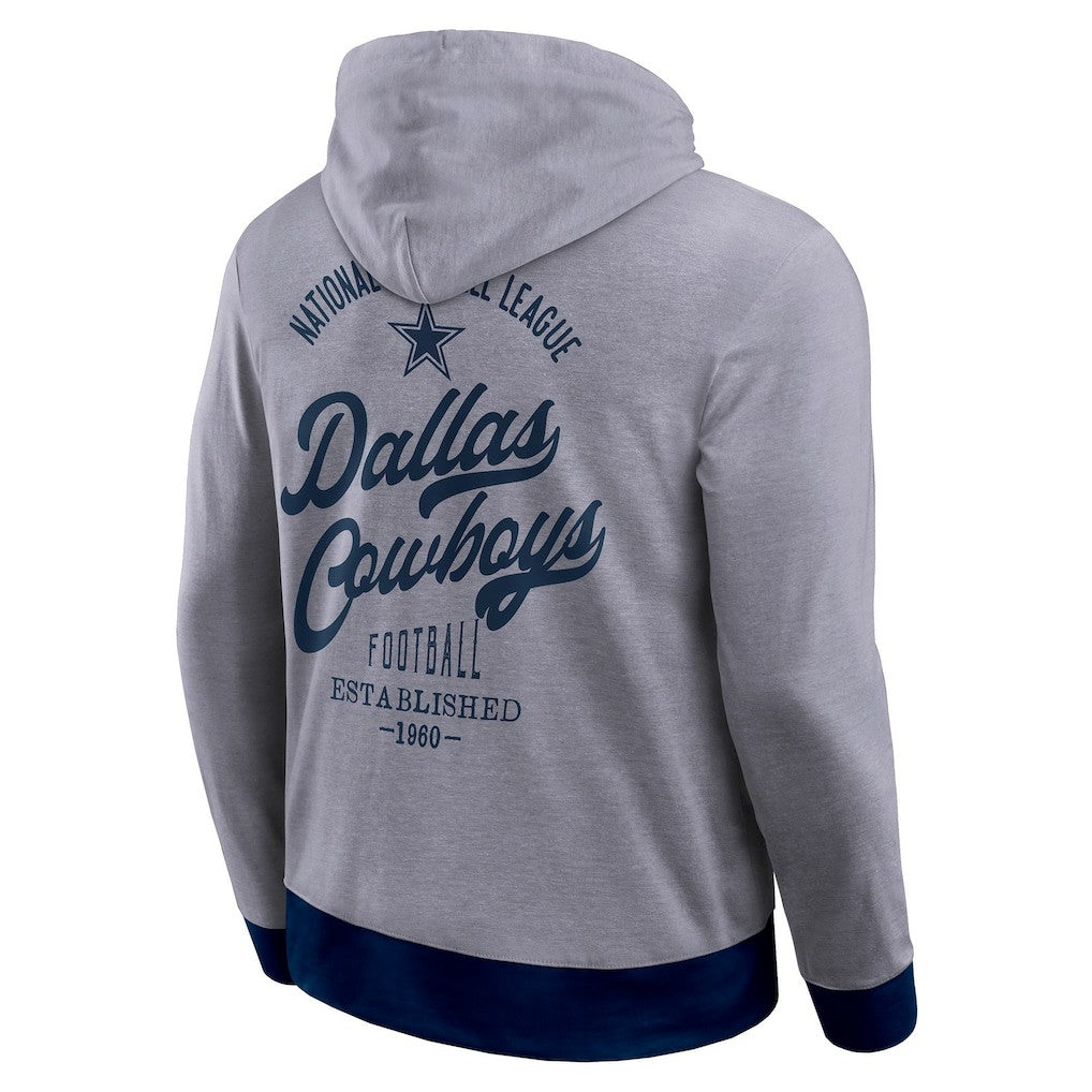Dallas Cowboys Darius Rucker Collection Tonal Knit Pullover Hoodie - Navy on sale