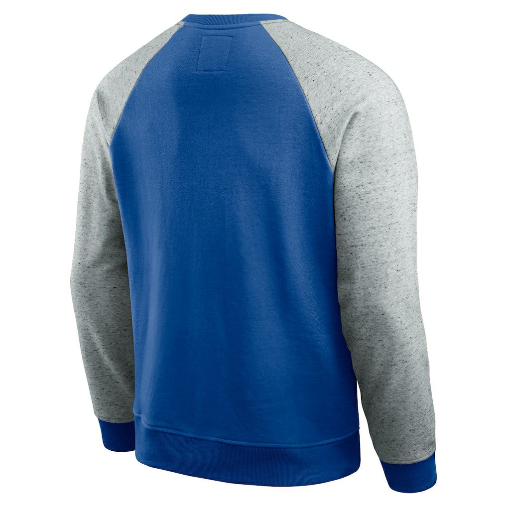Dallas Cowboys Darius Rucker Collection Throwback Color Block Raglan Pullover Sweatshirt - Blue/Gray online