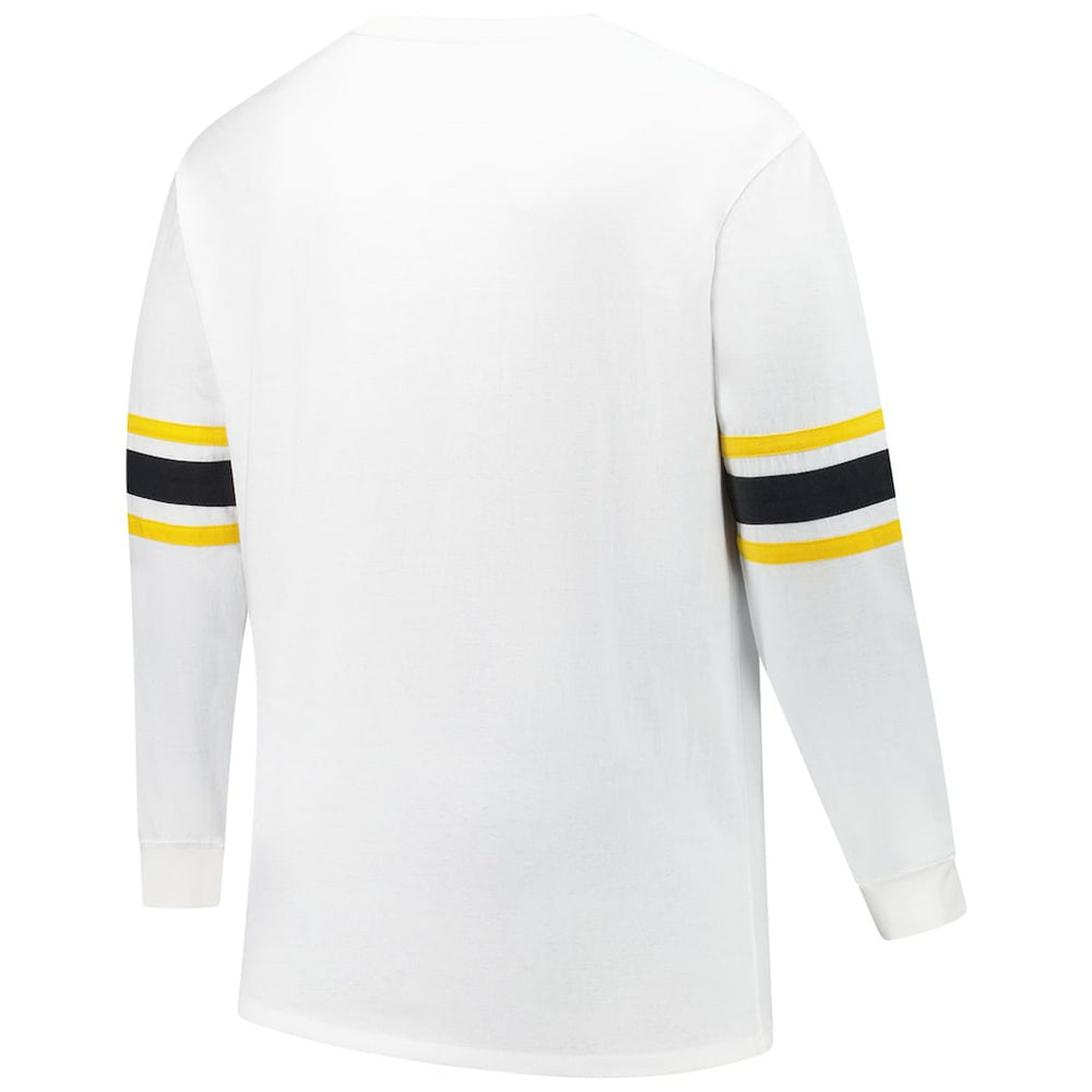 Pittsburgh Steelers '47 Big & Tall Premier Brex Long Sleeve T-Shirt - White discount