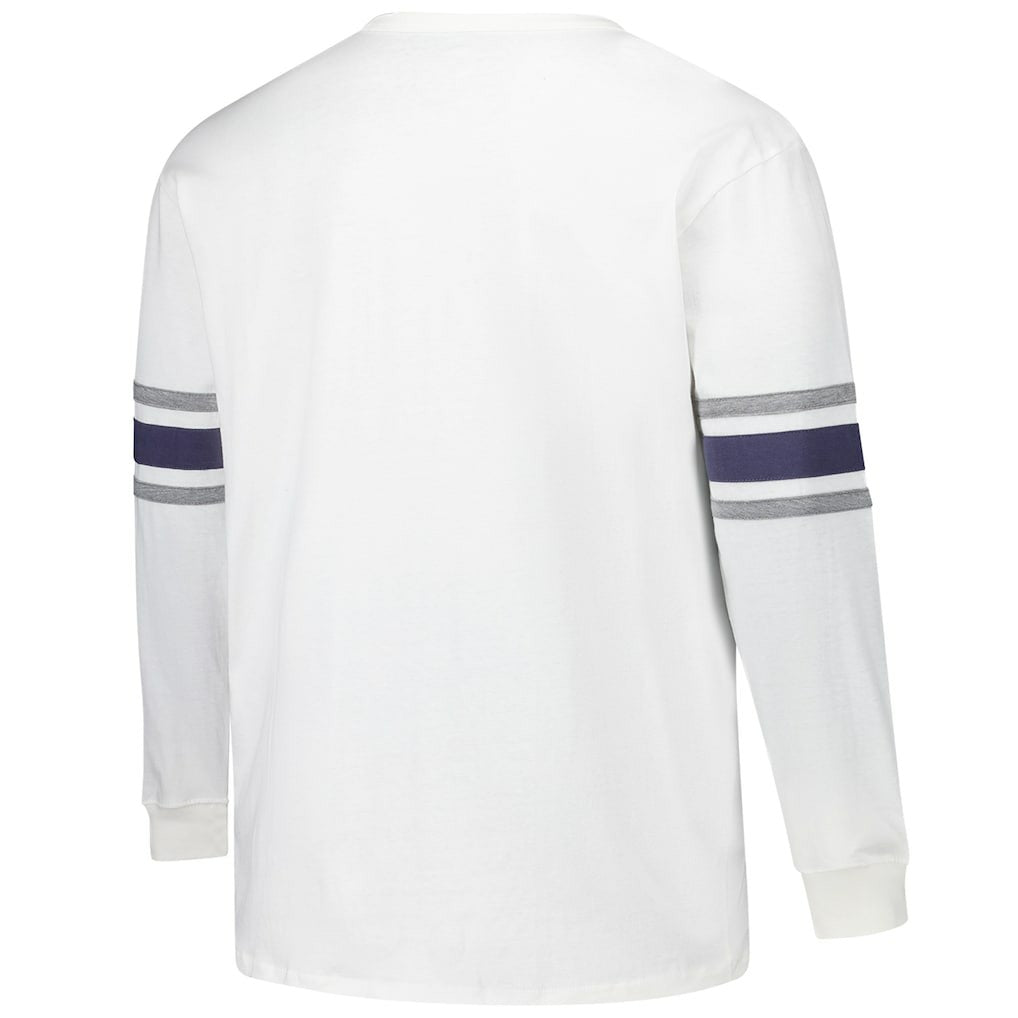 Dallas Cowboys '47 Big & Tall Premier Brex Long Sleeve T-Shirt - White cheap