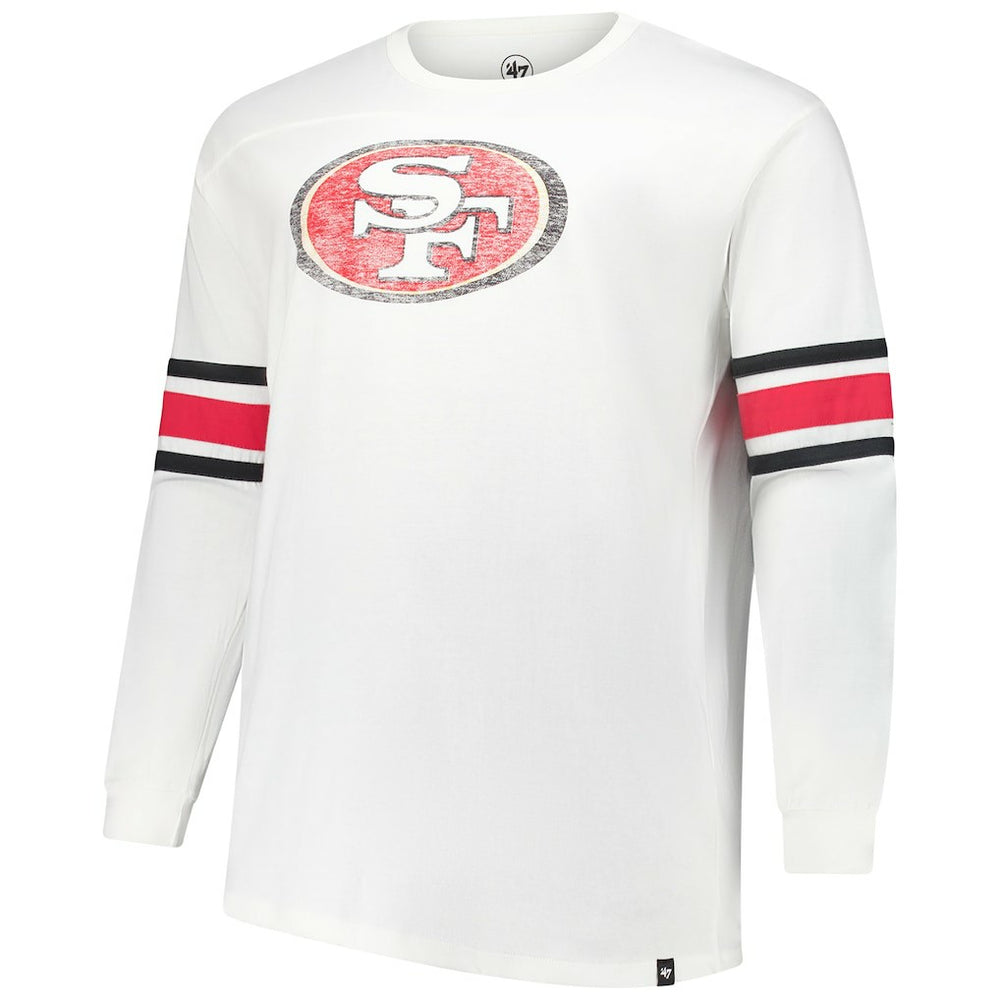 San Francisco 49ers '47 Big & Tall Premier Brex Long Sleeve T-Shirt - White sale