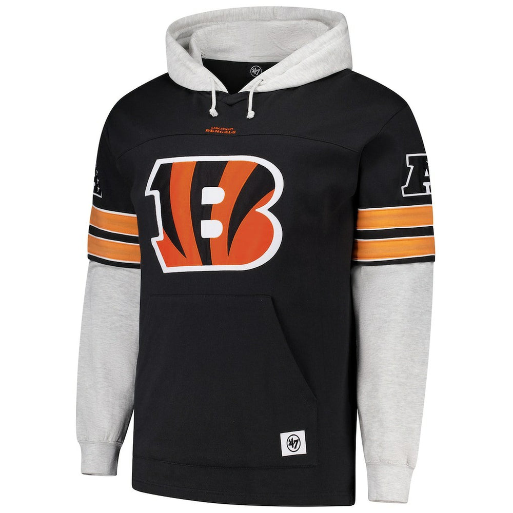 Cincinnati Bengals '47 Big & Tall Lacer Pullover Hoodie - Black online