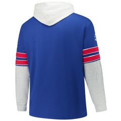 Buffalo Bills '47 Big & Tall Lacer Pullover Hoodie - Royal discount