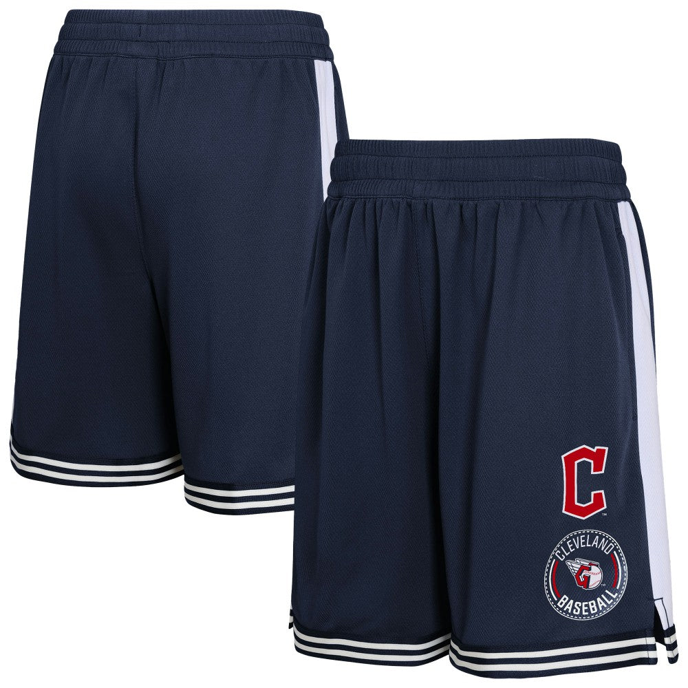 Cleveland Guardians Youth Infielder Shorts Navy