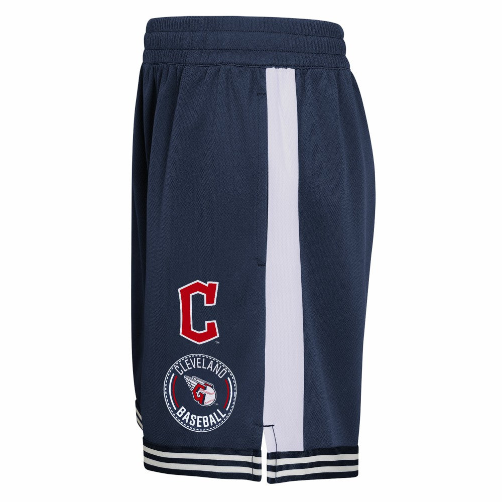 Cleveland Guardians Youth Infielder Shorts Navy