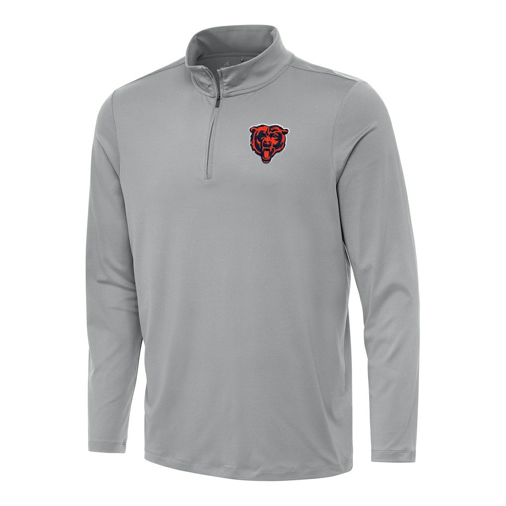 Chicago Bears Antigua Reprocess Quarter-Zip Top - Gray on sale