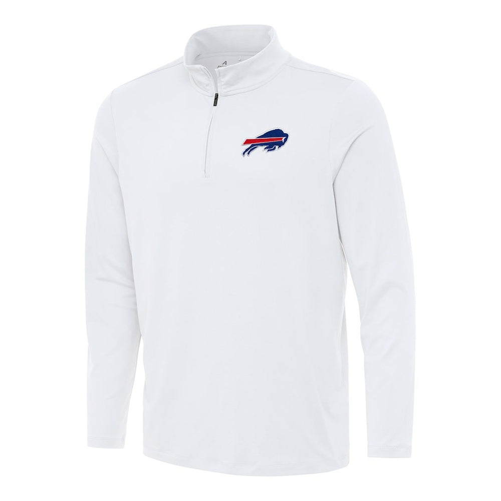 Buffalo Bills Antigua Reprocess Quarter-Zip Top - White discount