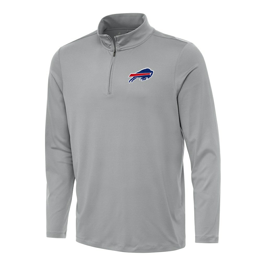 Buffalo Bills Antigua Reprocess Quarter-Zip Top - Gray sale