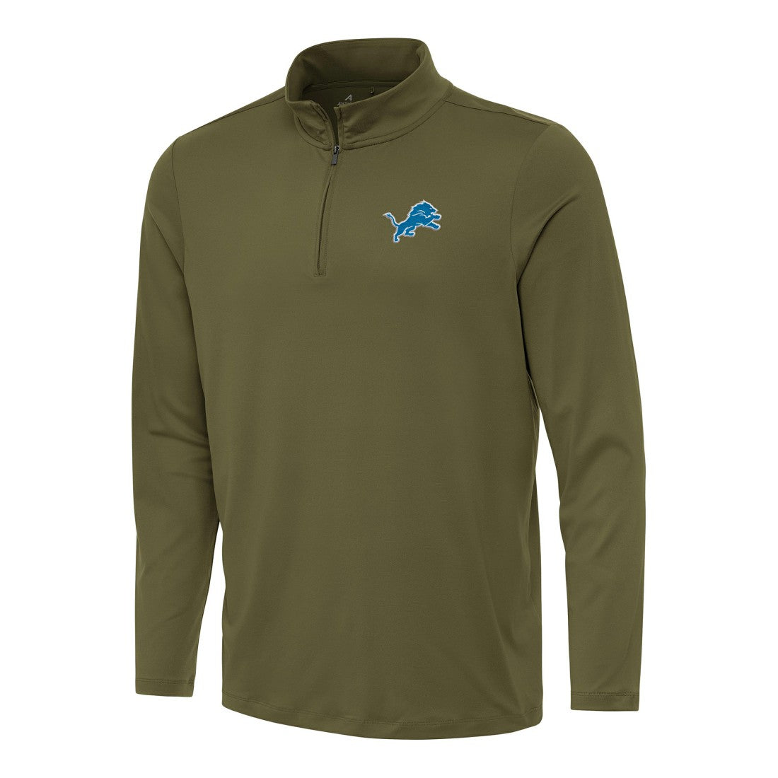 Detroit Lions Antigua Reprocess Quarter-Zip Top - Olive online