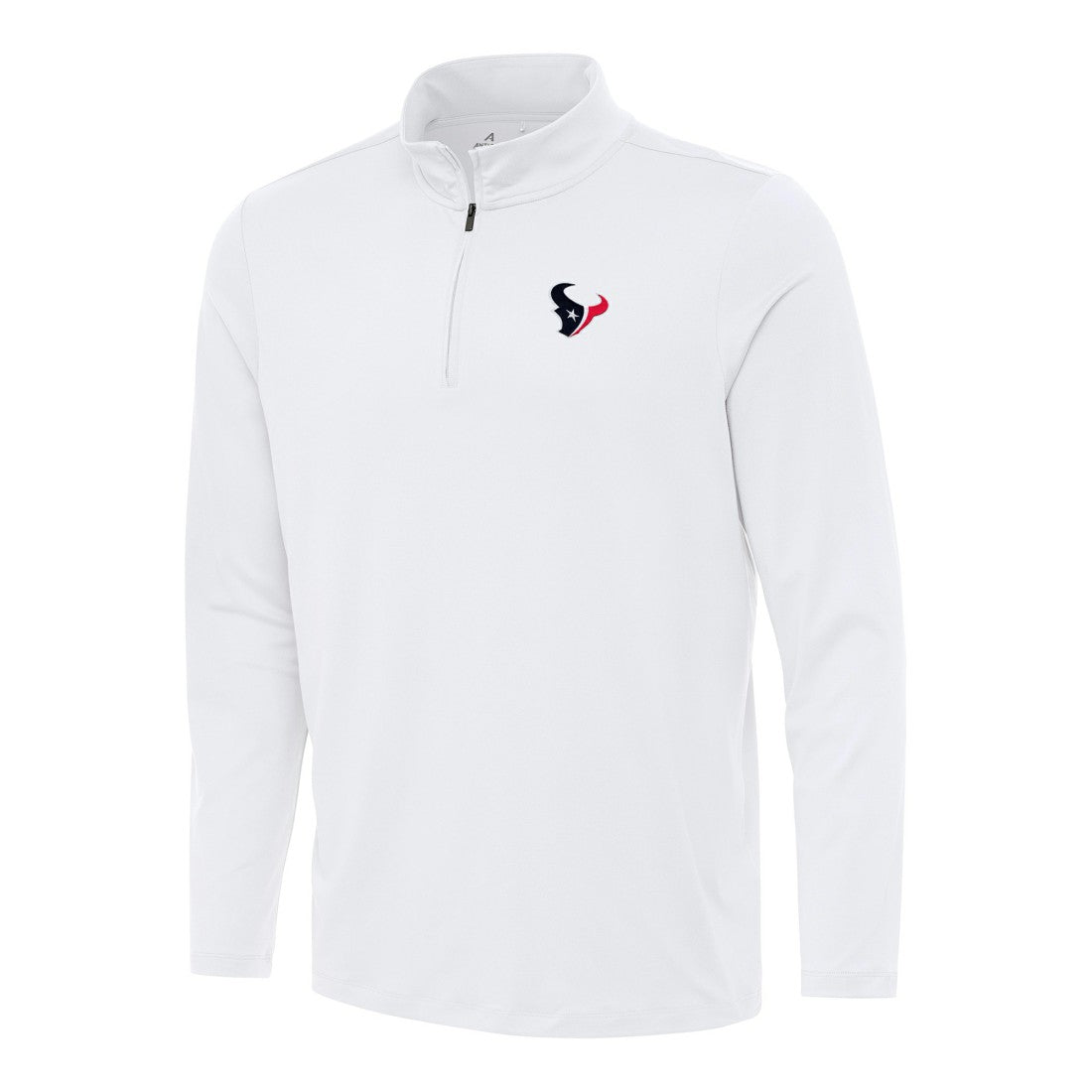 Houston Texans Antigua Reprocess Quarter-Zip Top - White on sale