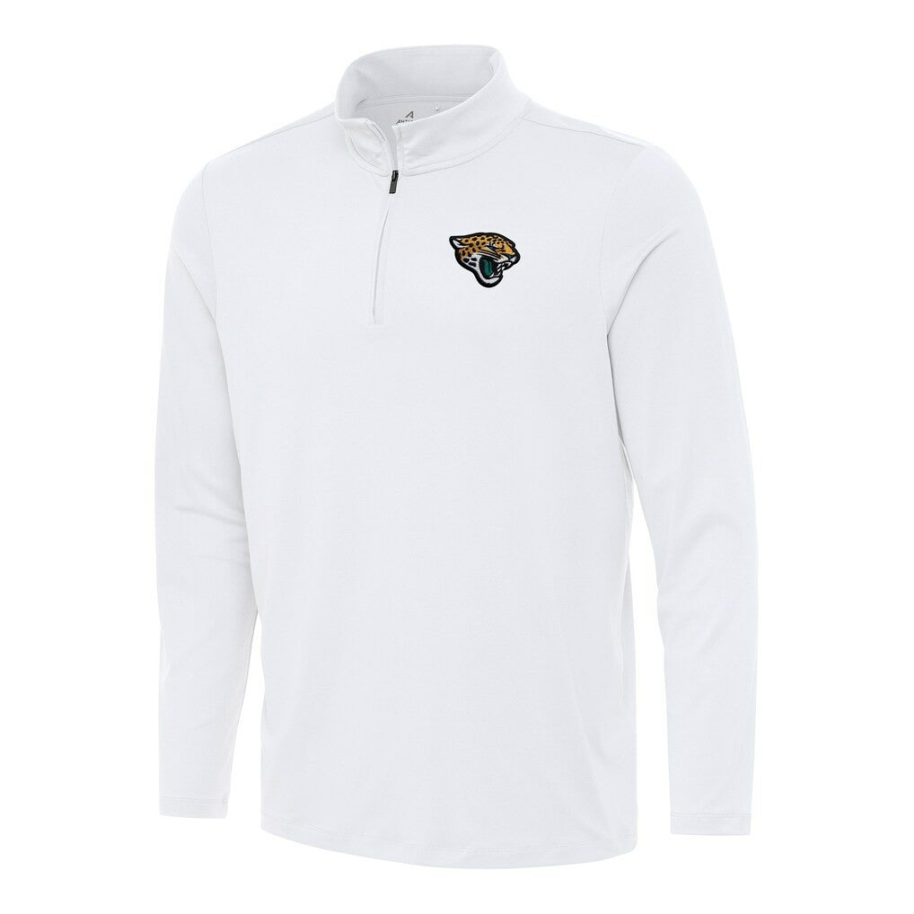 Jacksonville Jaguars Antigua Reprocess Quarter-Zip Top - White cheap