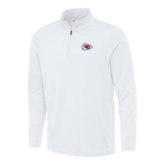 Kansas City Chiefs Antigua Reprocess Quarter-Zip Top - White cheap