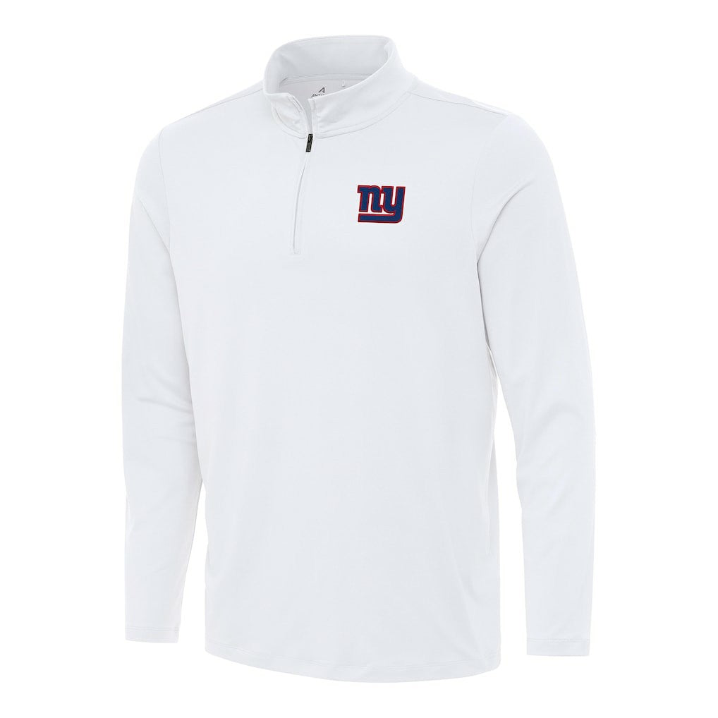 New York Giants Antigua Reprocess Quarter-Zip Top - White online