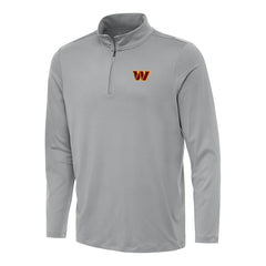 Washington Commanders Antigua Reprocess Quarter-Zip Top - Gray outlet
