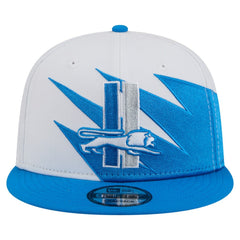 Detroit Lions New Era Throwback Jagged 9FiFTY Snapback Hat - Blue online