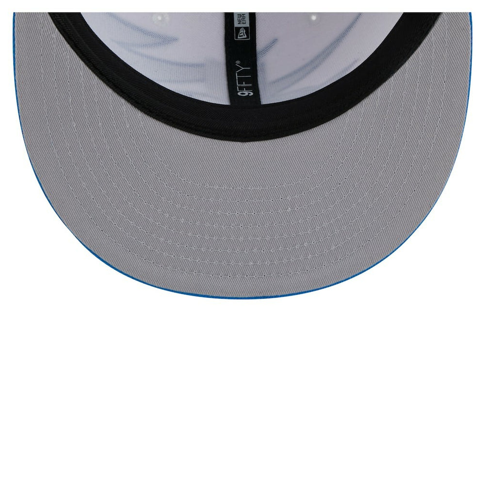 Detroit Lions New Era Throwback Jagged 9FiFTY Snapback Hat - Blue online