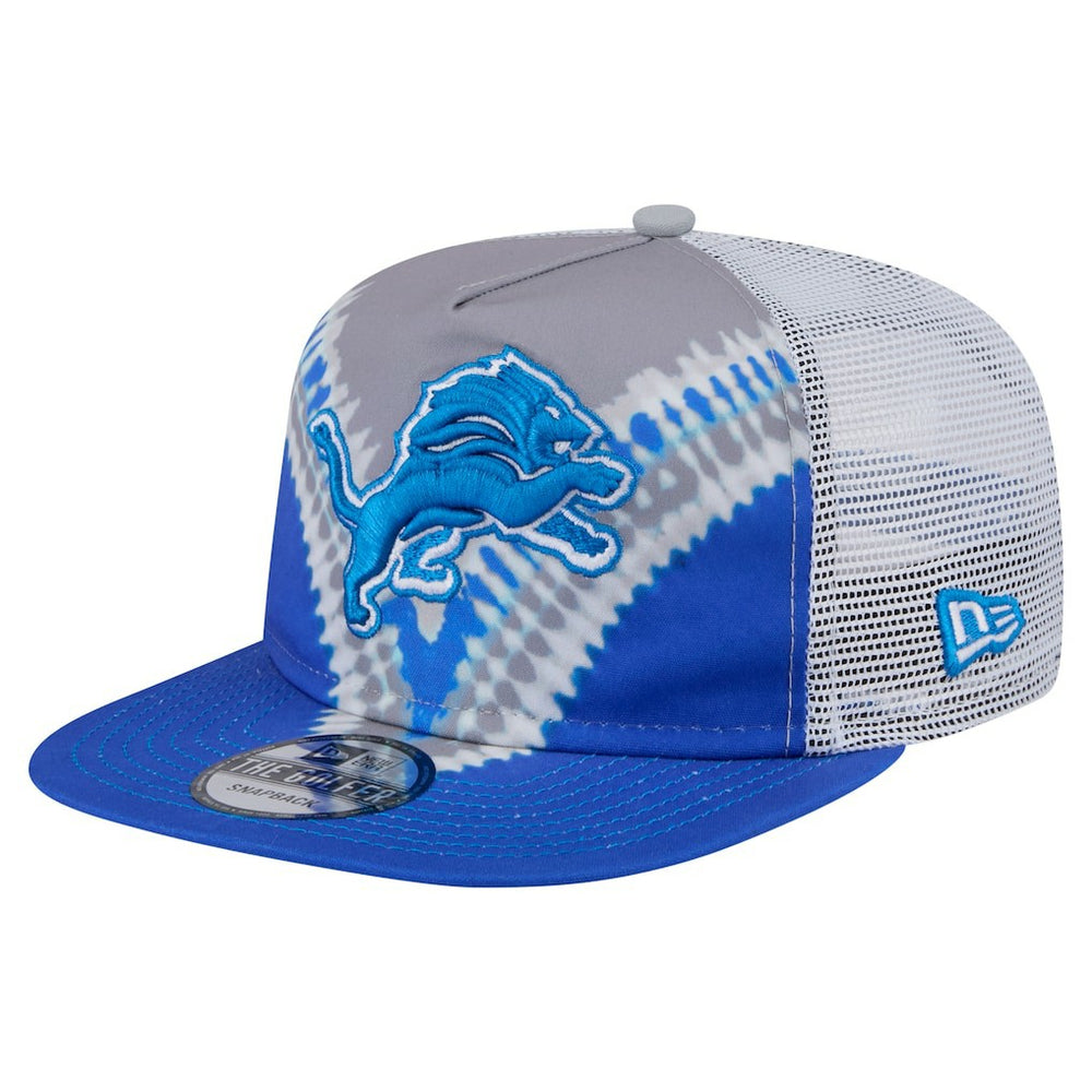 Detroit Lions New Era Throwback Dye Golfer Snapback Hat - Gray/Blue for sale