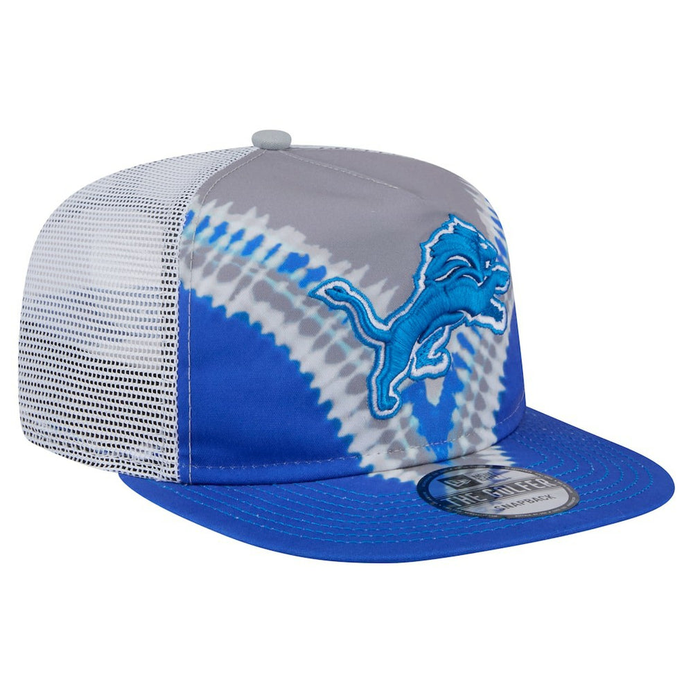 Detroit Lions New Era Throwback Dye Golfer Snapback Hat - Gray/Blue for sale