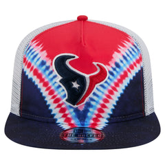 Houston Texans New Era Throwback Dye Golfer Snapback Hat - Red/Navy for sale