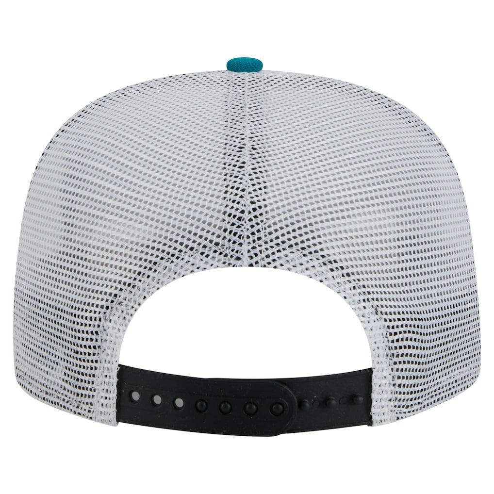 Jacksonville Jaguars New Era Throwback Dye Golfer Snapback Hat - Teal/Black sale