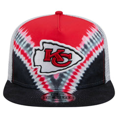 Kansas City Chiefs New Era Throwback Dye Golfer Snapback Hat - Red/Black sale