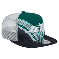 New York Jets New Era Throwback Dye Golfer Snapback Hat - Green/Black sale