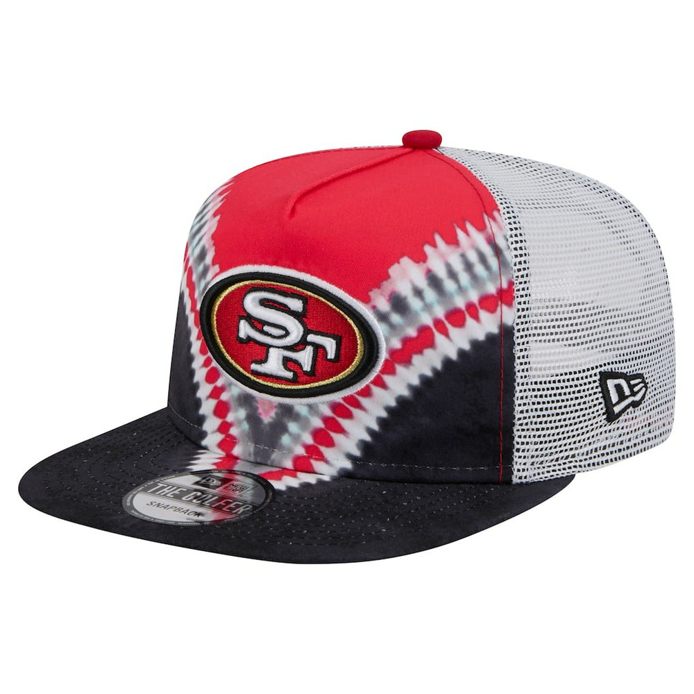 San Francisco 49ers New Era Throwback Dye Golfer Snapback Hat - Scarlet/Black discount