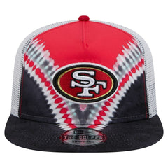 San Francisco 49ers New Era Throwback Dye Golfer Snapback Hat - Scarlet/Black discount