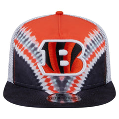 Cincinnati Bengals New Era Throwback Dye Golfer Snapback Hat - Orange/Black for sale