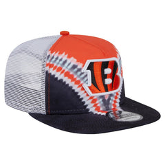 Cincinnati Bengals New Era Throwback Dye Golfer Snapback Hat - Orange/Black for sale