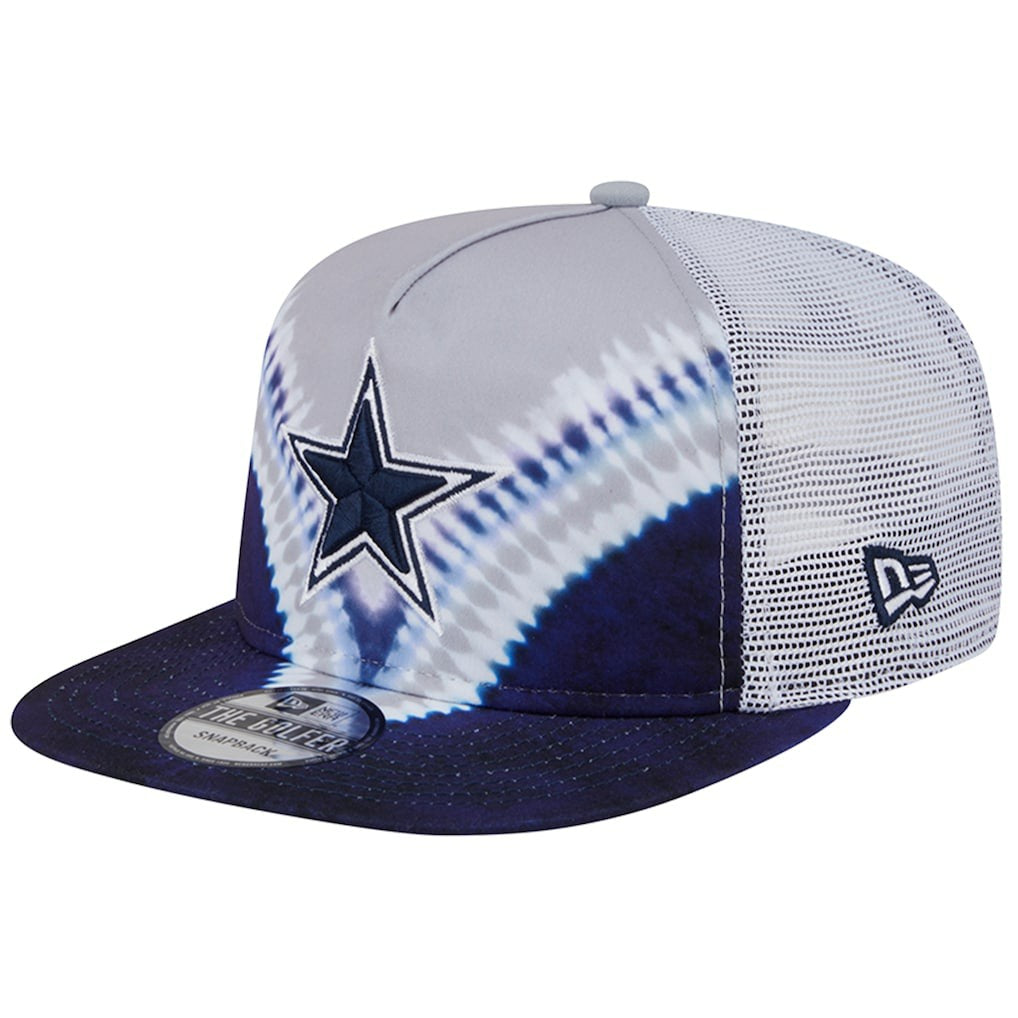 Dallas Cowboys New Era Throwback Dye Golfer Snapback Hat - Gray/Navy outlet