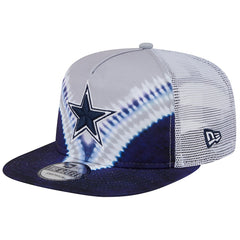 Dallas Cowboys New Era Throwback Dye Golfer Snapback Hat - Gray/Navy outlet